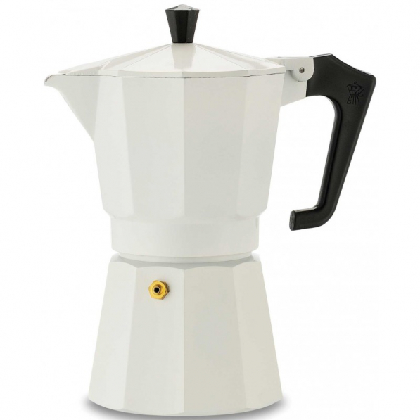 PEZZETTI Italexpress na 14 filiżanek espresso (14 tz) biała - kawiarka aluminiowa ciśnieniowa