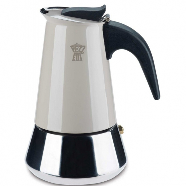 PEZZETTI STEELEXPRESS na 10 filiżanek espresso (10 tz) - kawiarka stalowa ciśnieniowa
