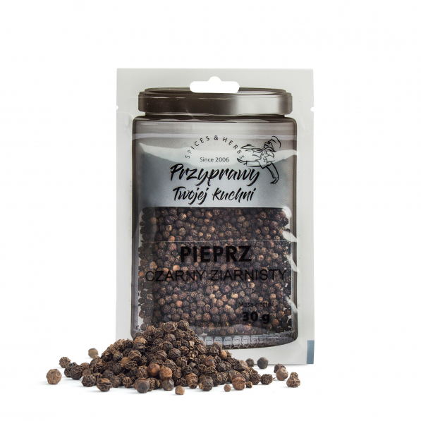 Pieprz czarny ziarnisty BLACK PEPPER 30 g