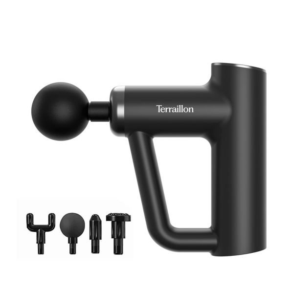 Pistolet do masażu / masażer z wymiennymi końcówkami TERRAILLON FITNESS 15366 7 el.