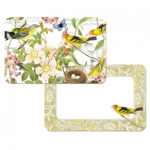 Mata stołowa / Podkładka na stół plastikowa dwustronna CALA HOME BIRDS WIELOKOLOROWA 43 x 28,5 cm