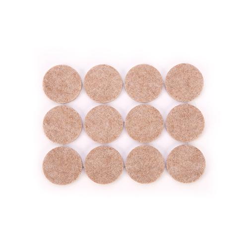 TESCOMA Presto Circle 3 cm 24 szt. szare - podkładki pod meble samoprzylepne filcowe