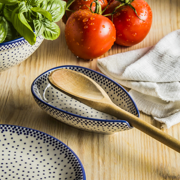 Podstawka pod łyżkę ceramiczna Manufaktura Bolesławiec - dek. 061A