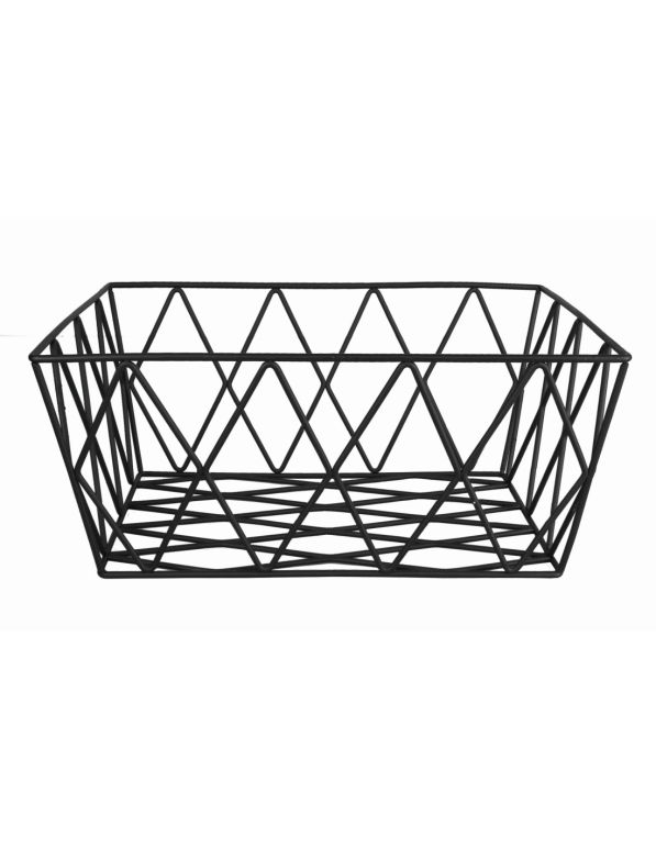 Pojemnik / Koszyk łazienkowy metalowy KLEINE WOLKE SLACK M 28 x 19 cm