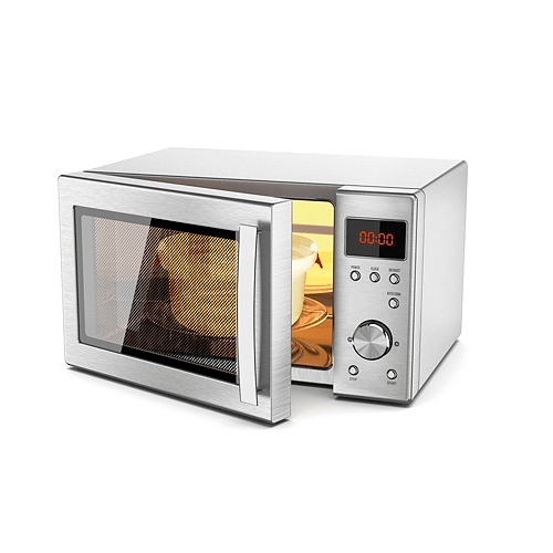 TESCOMA Purity Microwave 1,5 l biały - pojemnik do gotowania ryżu w mikrofalówce plastikowy z łyżką