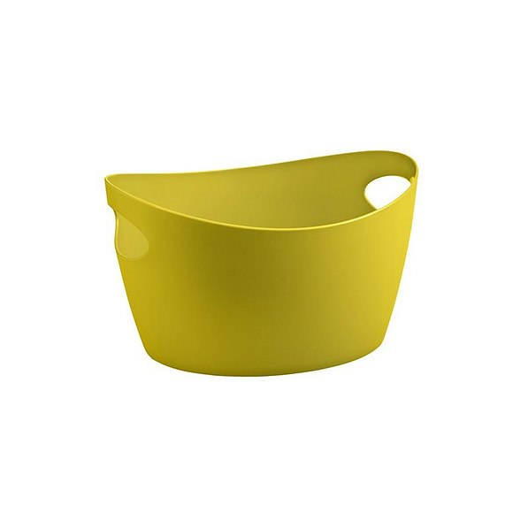 KOZIOL Bottichelli S żółty - pojemnik łazienkowy plastikowy