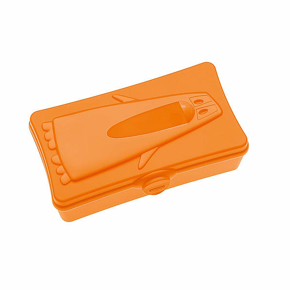 KOZIOL Ping Pong pomarańczowy - chustecznik / pojemnik na chusteczki plastikowe