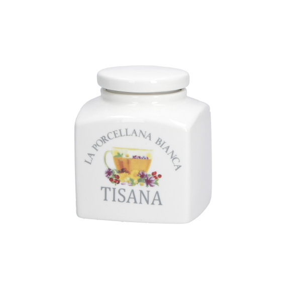 LA PORCELLANA BIANCA Conserva 0,5 l - pojemnik na herbatę porcelanowy