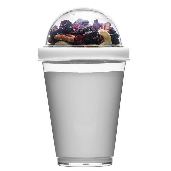 SAGAFORM Fresh biały - pojemnik na jogurt i musli plastikowy