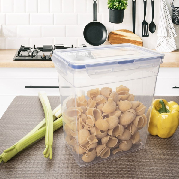Pojemnik na produkty sypkie plastikowy z pokrywką 3 l