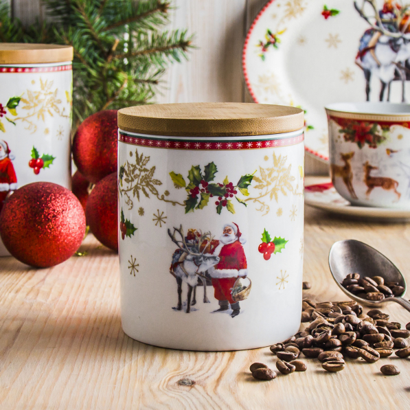 Pojemnik na żywność porcelanowy MAGIC CHRISTMAS 0,7 l