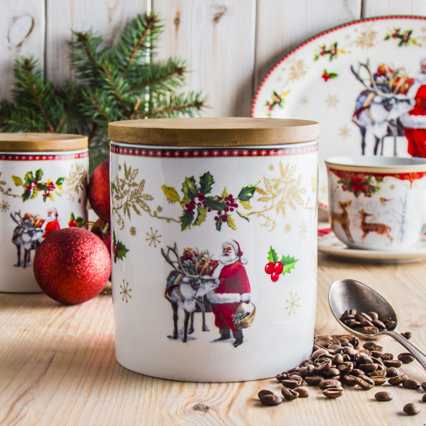 Pojemnik na żywność porcelanowy MAGIC CHRISTMAS 1,3 l