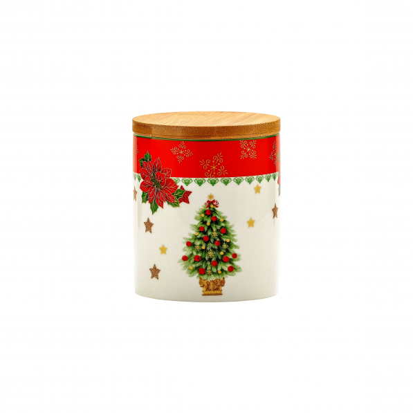 Pojemnik na żywność porcelanowy MERRY CHRISTMAS 0,7 l