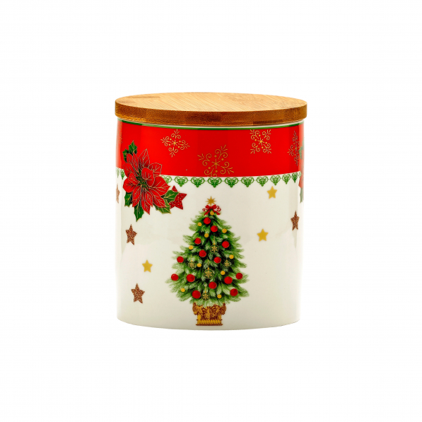 Pojemnik na żywność porcelanowy MERRY CHRISTMAS 1,3 l