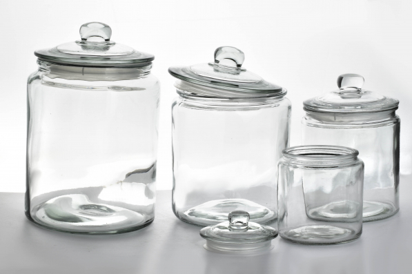 Słoik ozdobny szklany COOKINI BASIC KITCHEN JAR 0,9 l