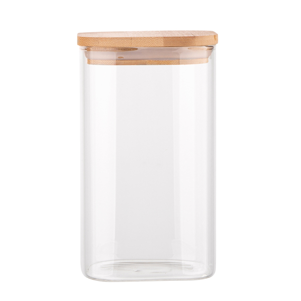 Słoik / Pojemnik na produkty sypkie szklany z pokrywką 1,35 l