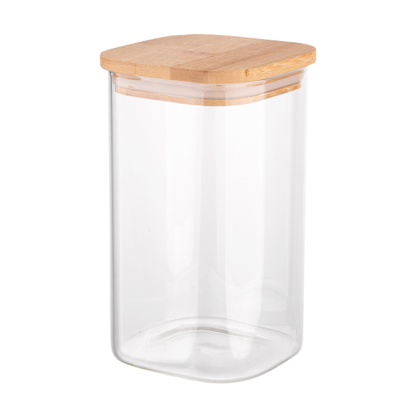 Słoik / Pojemnik na produkty sypkie szklany z pokrywką 1,35 l