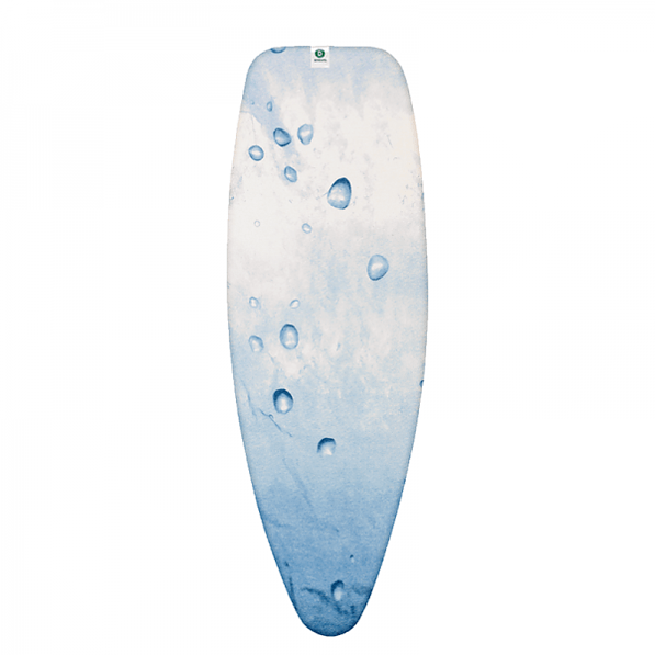 Pokrowiec na deskę do prasowania bawełniany BRABANTIA ICE WATER UNO BŁĘKITNY 135 x 45 cm