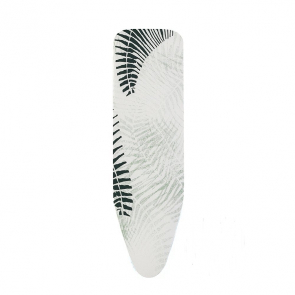 BRABANTIA Perfect Fit Fern Shades wielokolorowy 110 x 30 cm - pokrowiec na deskę do prasowania bawełniany