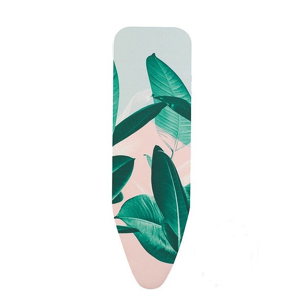 BRABANTIA Tropical Leaves Fat wielokolorowy 124 x 45 cm - pokrowiec na deskę do prasowania bawełniany