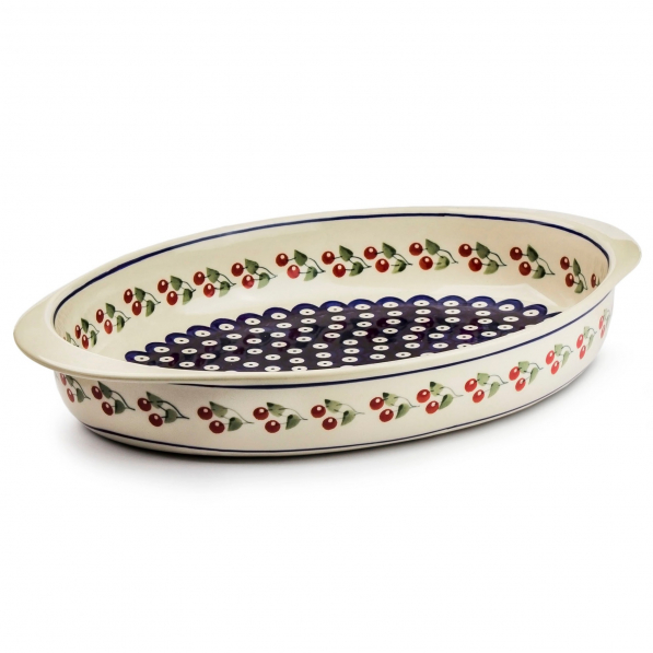 Półmisek ceramiczny Manufaktura Bolesławiec 39 x 26 cm - dek. 70WI