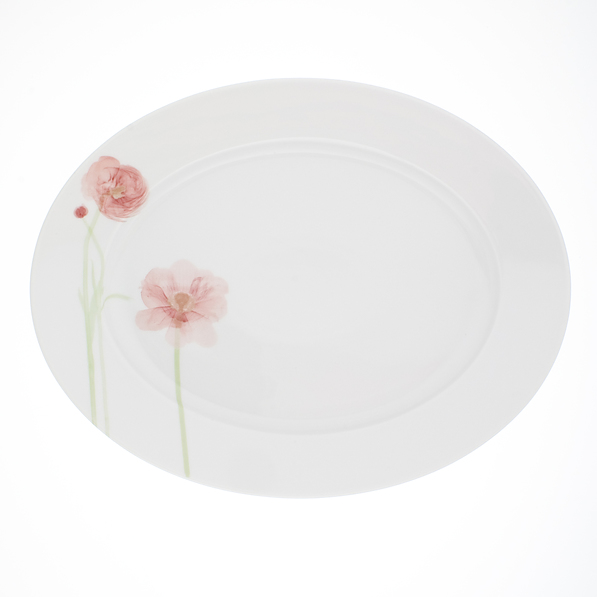 KAHLA Aronda Fresh Poppy 28 cm biały - półmisek porcelanowy
