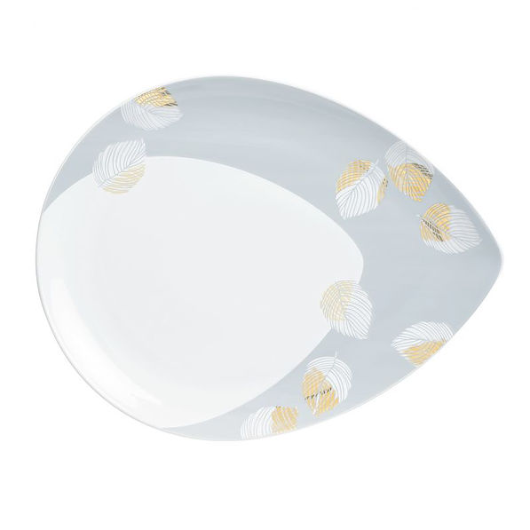 KAHLA Diner Leaf 32 cm biały - półmisek porcelanowy