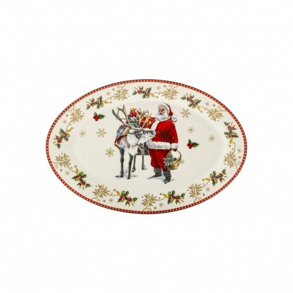 Półmisek porcelanowy MAGIC CHRISTMAS 24 x 35 cm