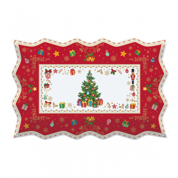 Półmisek porcelanowy EASY LIFE MAGIC X-MASS BALLS 35 x 23 cm