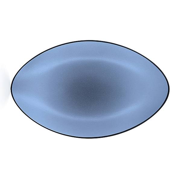 REVOL Equinoxe Owalny 35 x 22,3 cm niebieski - półmisek porcelanowy