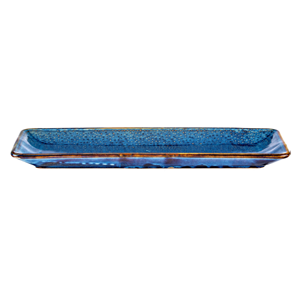 VERLO Deep Blue 35,5, x 16,5 cm - półmisek porcelanowy