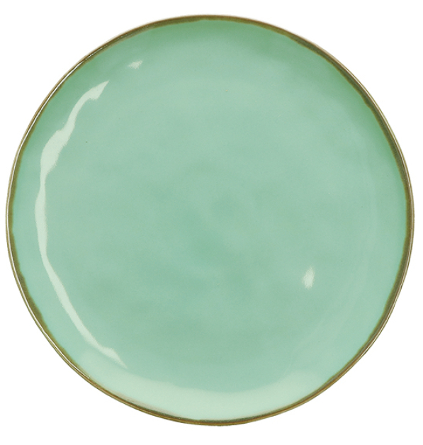 Półmiski kamionkowe ROSE TULIPANI CONCERTO VERDE ACQUA 32 cm 2 szt.
