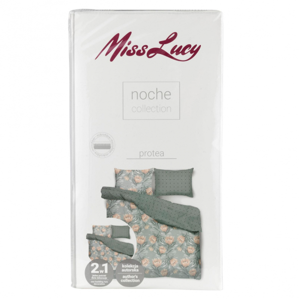 Pościel z mikrofibry MISS LUCY NOCHE PROTEA 160 x 200 cm