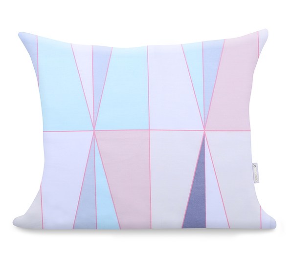 Poszewki na poduszkę ozdobne dwustronne z satyny bawełnianej DECOKING PASTELLOVE WIELOKOLOROWE 50 x 60 cm 2 szt.