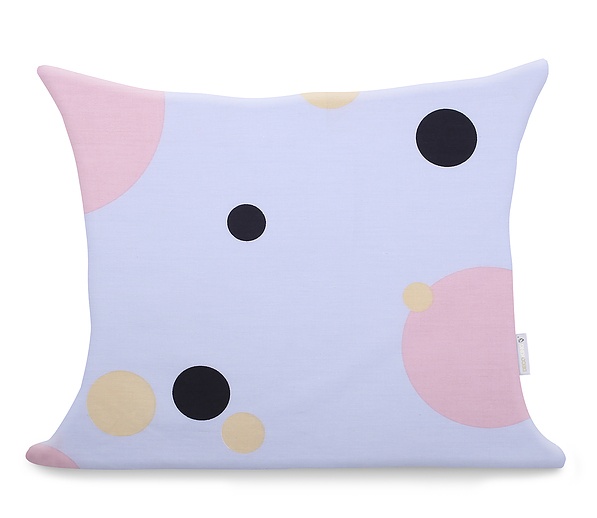 Poszewki na poduszkę ozdobne dwustronne z satyny bawełnianej DECOKING SWEETY BIAŁE 50 x 60 cm 2 szt.