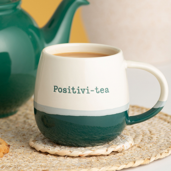 PRICE AND KENSINGTON 'Positivi - tea' 340 ml - kubek kamionkowy