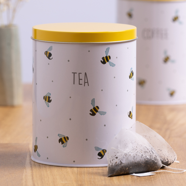 PRICE AND KENSINGTON Sweet Bee 1,3 l - puszka na herbatę ze stali nierdzewnej