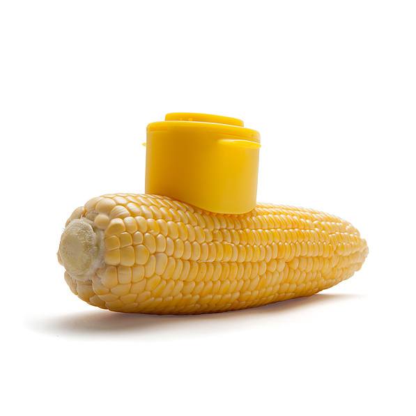 MONKEY BUSINESS Spredo żółty - przyprawnik do kukurydzy plastikowy