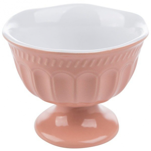Pucharek do lodów i deserów ceramiczny FLORINA ROMA RÓŻOWY 210 ml