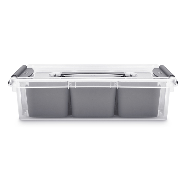 Pudło do przechowywania polipropylenowe z wyjmowanymi przegrodami PLAST TEAM PROBOX 8 l
