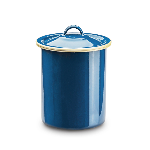 Puszka / Pojemnik na produkty sypkie emaliowany OLKUSKIE WYROBY EMALIOWANE 1,7 l OWE Blue