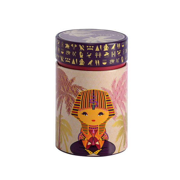 Puszka na herbatę ze stali nierdzewnej EIGENART TEAEVE LITTLE EGYPT PETROL LILAC WIELOKOLOROWA
