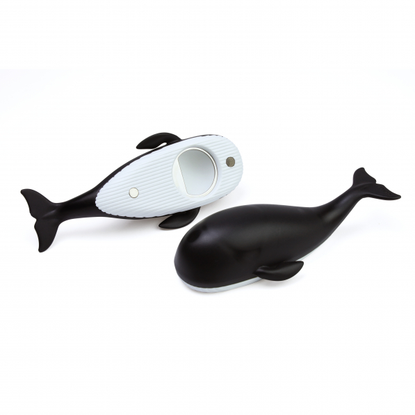 QUALY Moby Whale 13,6 cm - otwieracz do piwa i butelek plastikowy