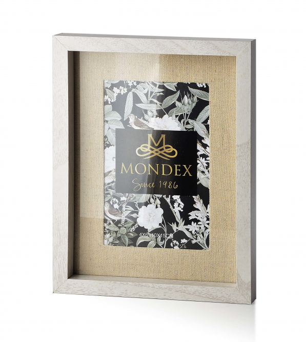 Ramka na zdjęcia z płyty MDF MONDEX ADI BEŻOWA 10 x 15 cm