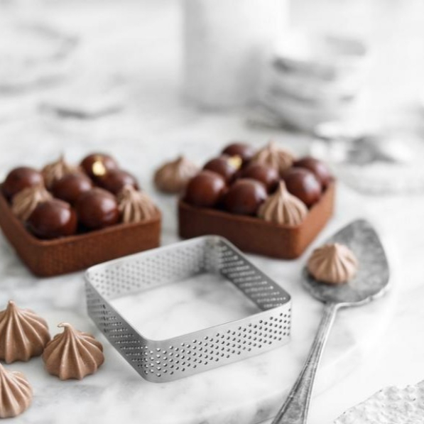 Rant / pierścień do monoporcji perforowany PATISSE 7 cm