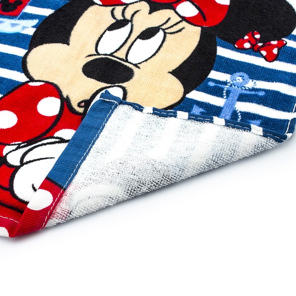 Ręcznik dla dzieci do rąk bawełniany DETEXPOL DISNEY MINNIE MOUSE NIEBIESKI 30 x 50 cm