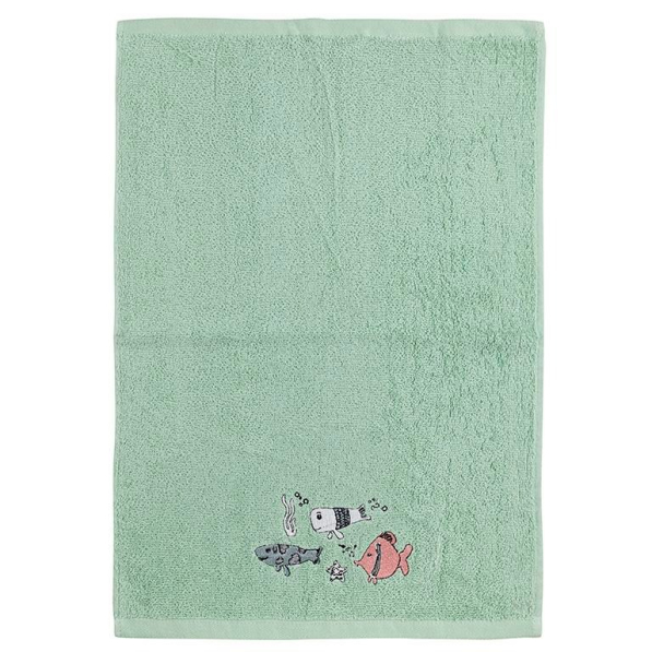 Ręcznik dla dzieci łazienkowy bawełniany MISS LUCY RYBKI 40 x 60 cm