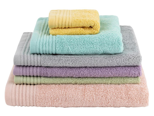 Ręcznik kąpielowy łazienkowy bawełniany MISS LUCY BRUNO FIOLETOWY 70 x 140 cm