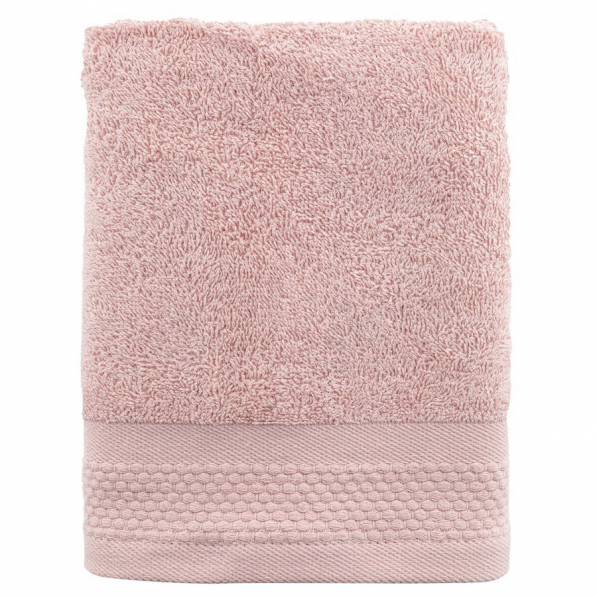 Ręcznik kąpielowy łazienkowy bawełniany MISS LUCY MIKO RÓŻOWY 70 x 140 cm