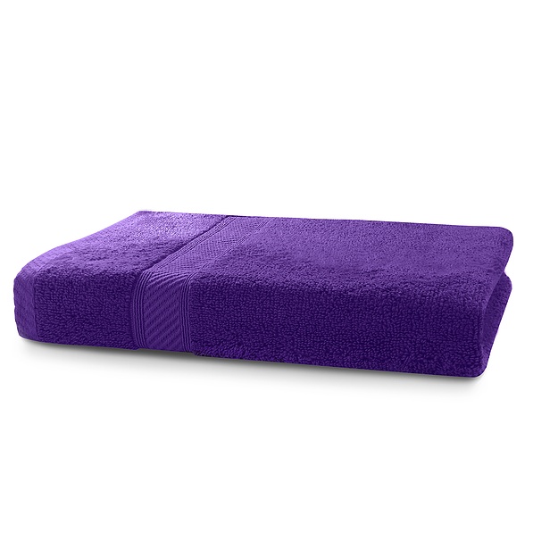 Ręcznik łazienkowy bawełniany DECOKING TOWEL BAMBOO FIOLETOWY 50 x 100 cm